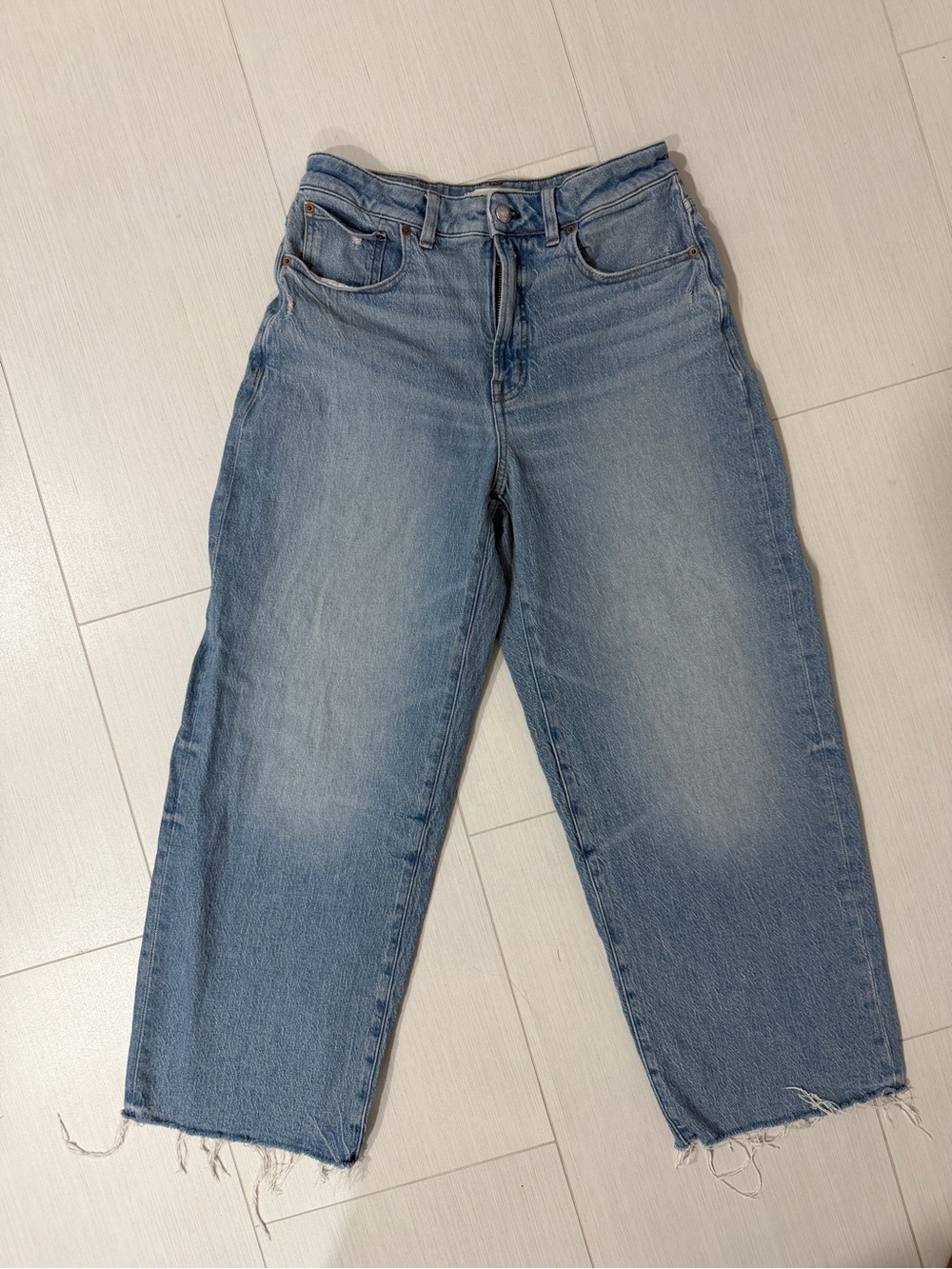 Madewell Curvy Perfect Vintage Wide-Leg Crop Jeans